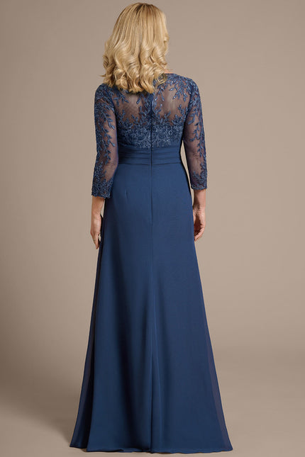 Robe Cérémonie Élégante Marine - gallery 4