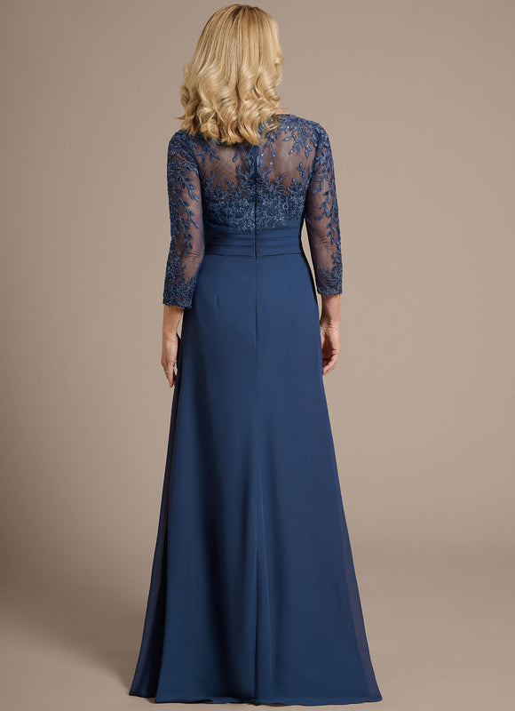 Robe Cérémonie Élégante Marine - gallery 4