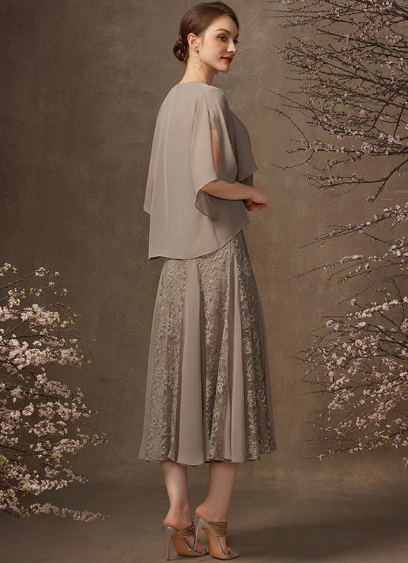 Robe Cérémonie Dentelle Marine - gallery 4