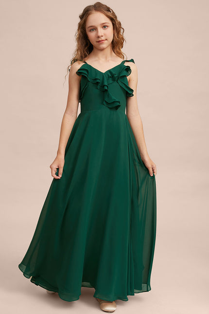 Robe Cérémonie Longue Vert Deau - gallery 5