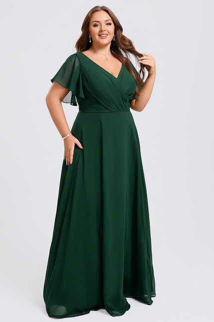 Robe Cérémonie Longue Volants Rose - gallery 6