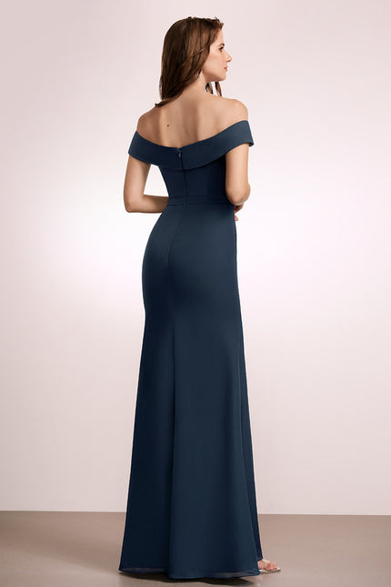Robe Cérémonie Élégante À Décolleté - gallery 3