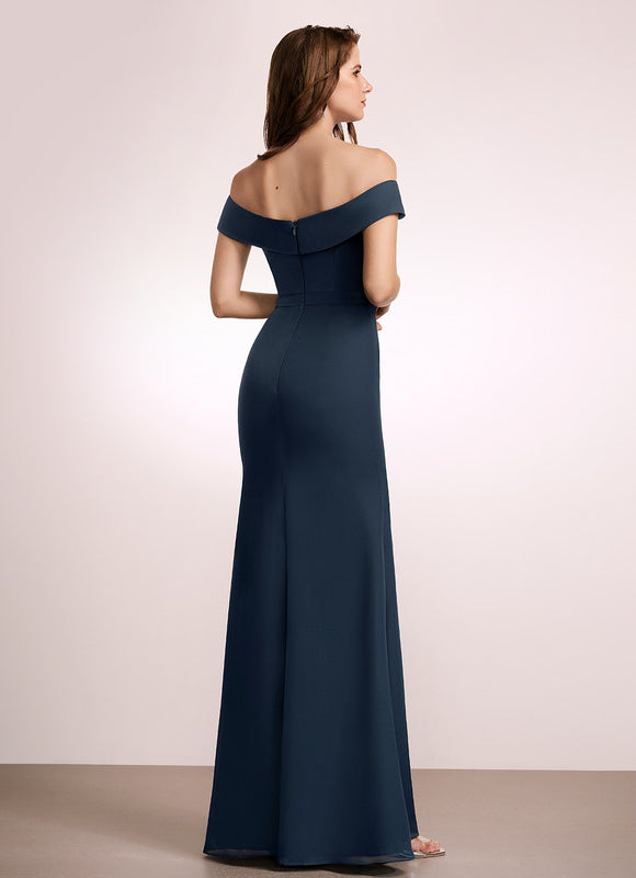 Robe Cérémonie Élégante À Décolleté - gallery 3