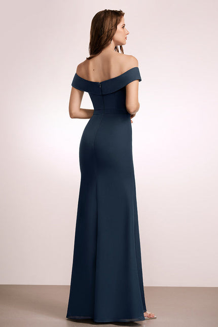 Robe Cérémonie Élégante À Décolleté - gallery 3
