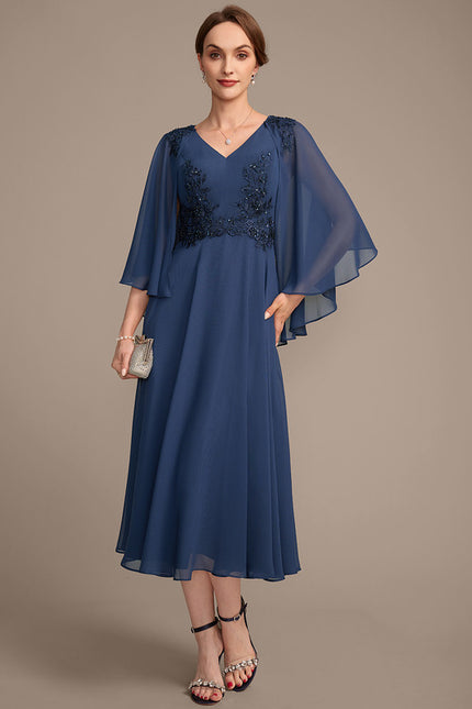 Robe Cérémonie Élégance Azur Céleste