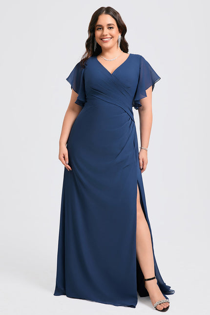 Robe Cérémonie Longue Volants Rose - gallery 5