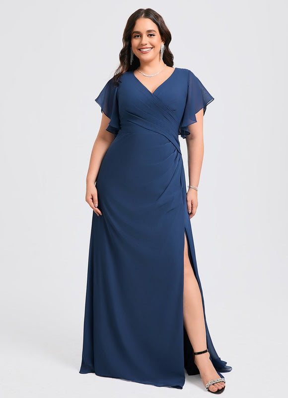 Robe Cérémonie Longue Volants Rose - gallery 5