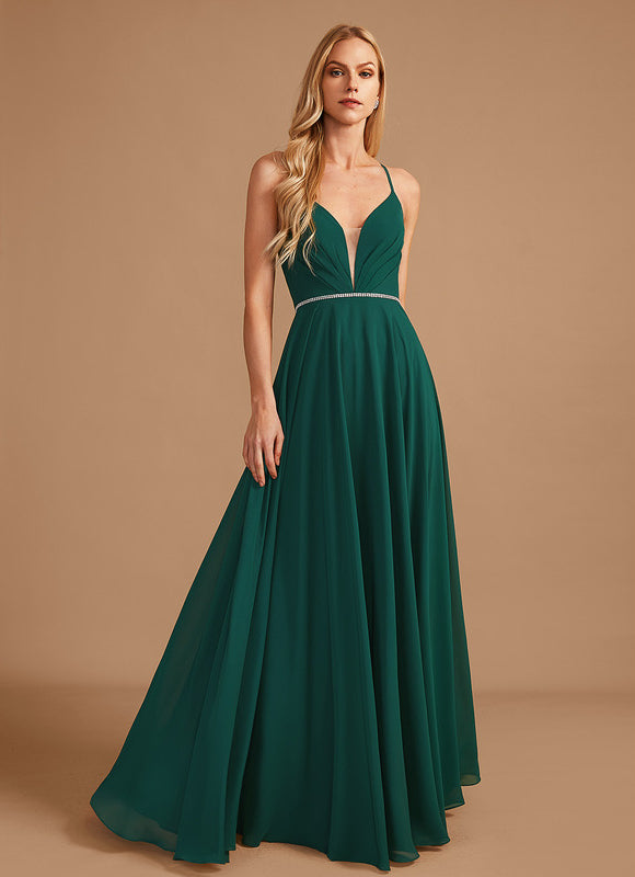 Robe Cérémonie Émeraude Flottante - gallery 1