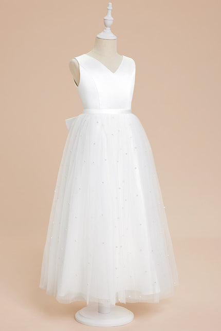 Robe Cérémonie Satinée Lumineuse - gallery 2