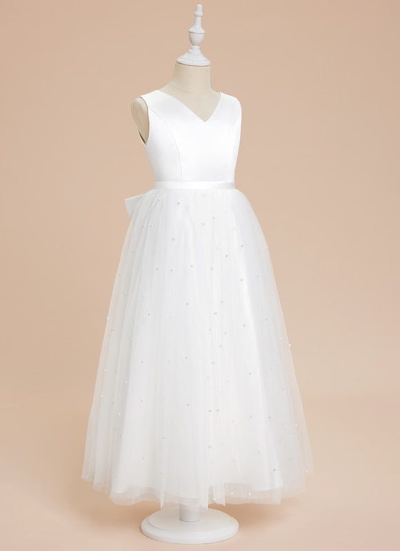 Robe Cérémonie Satinée Lumineuse - gallery 2