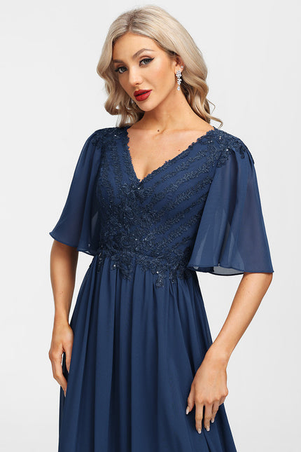 Robe Cérémonie Longue Bleu Royal - gallery 5