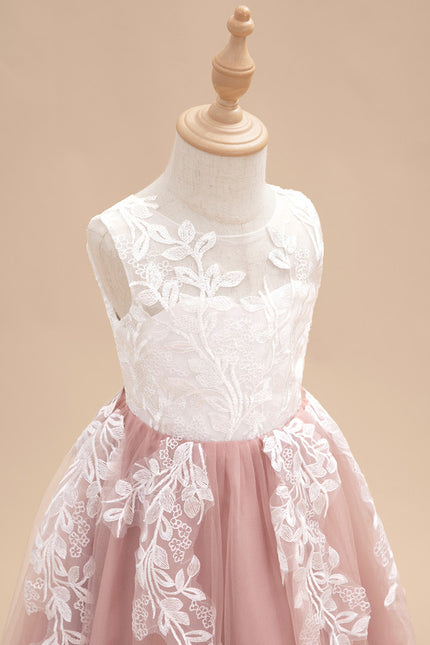 Robe Cérémonie Tulle Navy Floral - gallery 6