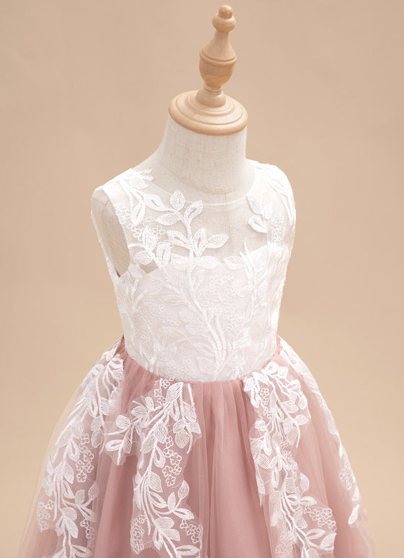 Robe Cérémonie Tulle Navy Floral - gallery 6