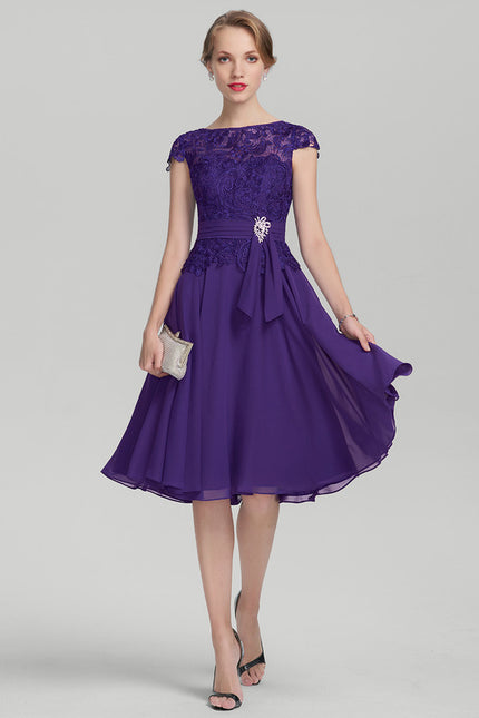 Robe Cérémonie Violet Élégance Chic - gallery 1