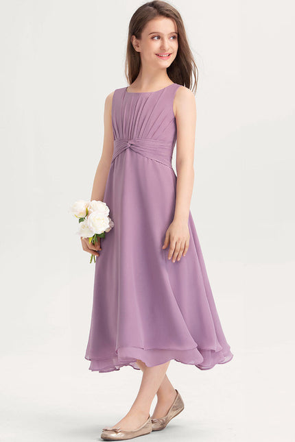 Robe Cérémonie Lavande Élégante