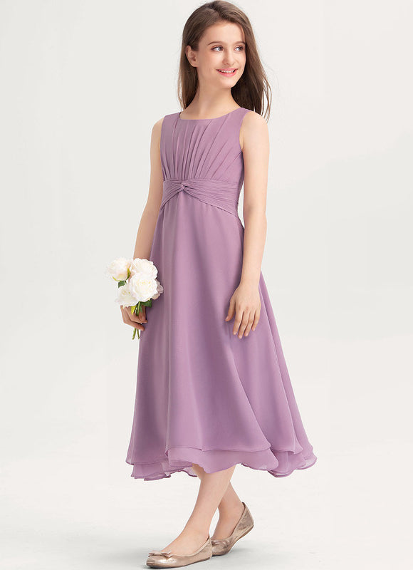Robe Cérémonie Lavande Élégante
