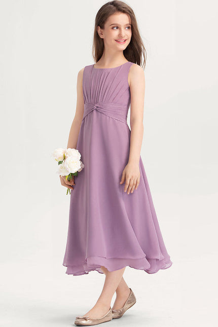 Robe Cérémonie Lavande Élégante