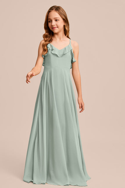 Robe Cérémonie Longue Vert Deau - gallery 2