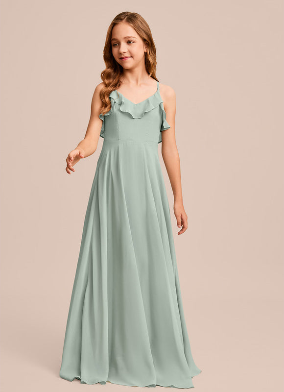 Robe Cérémonie Longue Vert Deau - gallery 2