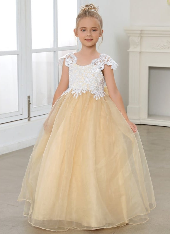 Robe Ceremonie Dorée