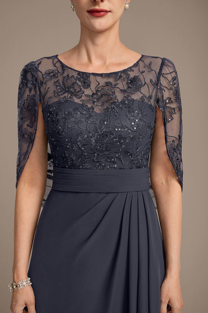 Robe Cérémonie Fluide Dentelle - gallery 6