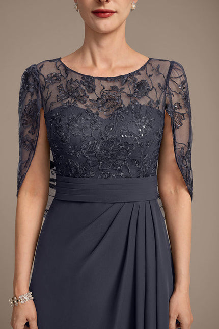 Robe Cérémonie Fluide Dentelle - gallery 6