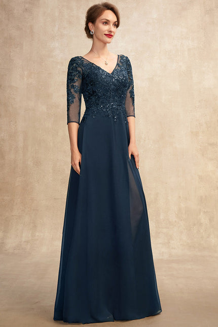Robe Cérémonie Longue Bleu Royal - gallery 6