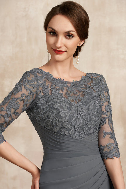 Robe Cérémonie Gris Élégant - gallery 1