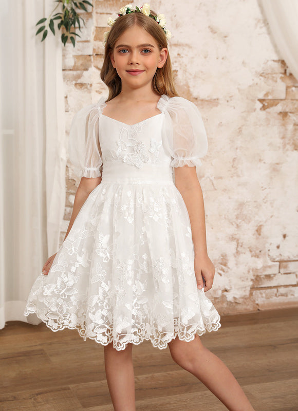 Robe Ceremonie Fille Broderie Anglaise - gallery 7