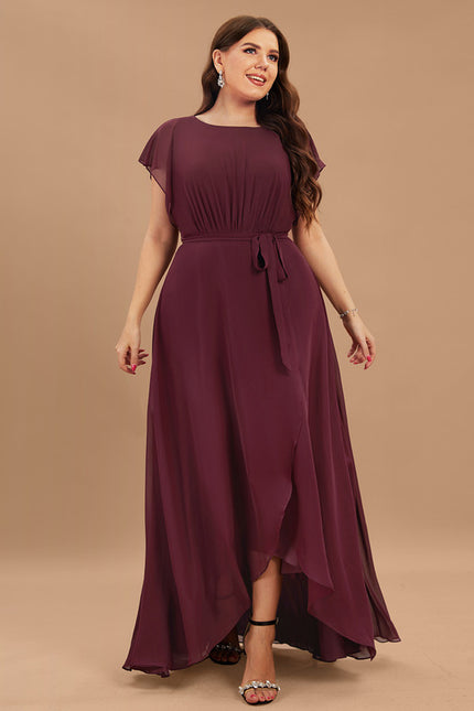 Robe Cérémonie Col Rond Volantée - gallery 5
