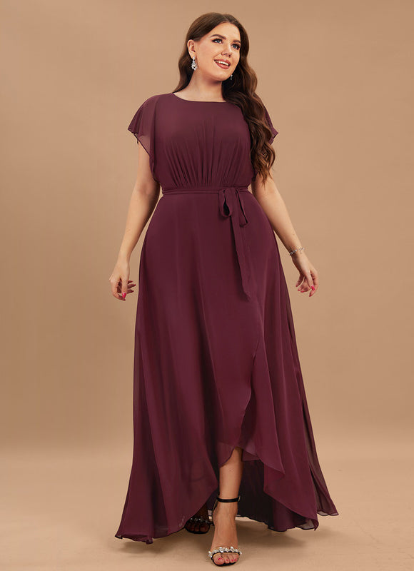 Robe Cérémonie Col Rond Volantée - gallery 5