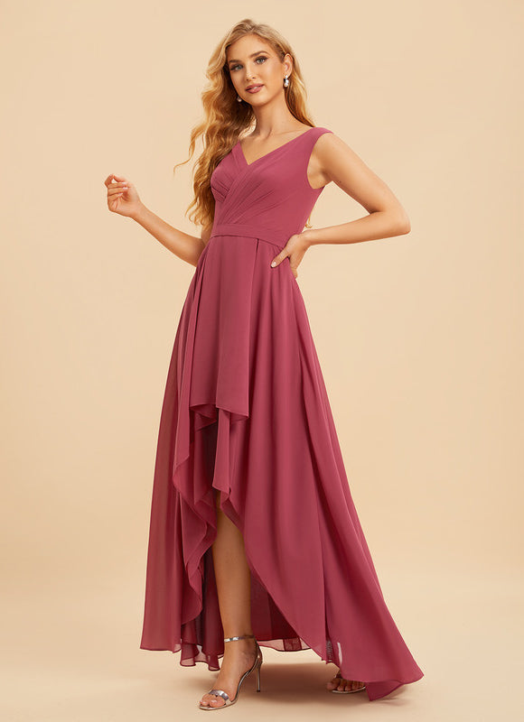 Robe Cérémonie Fluide Marine Élégante - gallery 5