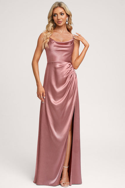 Robe Cérémonie Satin Doré - gallery 3
