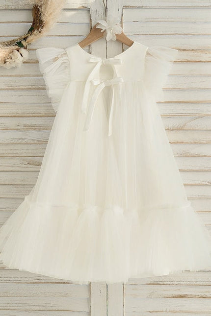 Robe Cérémonie Nuageuse Écrue - gallery 4