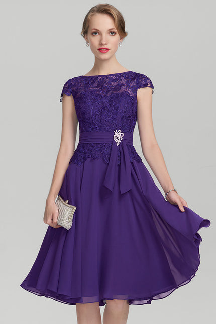 Robe Cérémonie Violet Élégance Chic