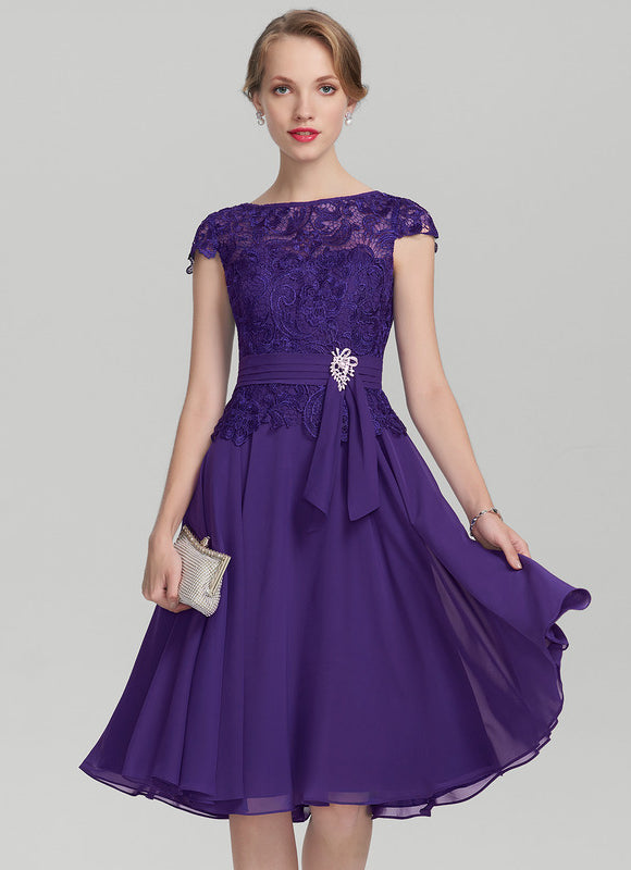 Robe Cérémonie Violet Élégance Chic