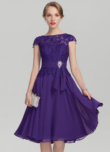 Robe Cérémonie Violet Élégance Chic