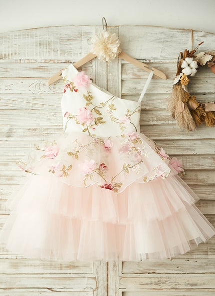 Robe Cérémonie Fleurs Poudrées