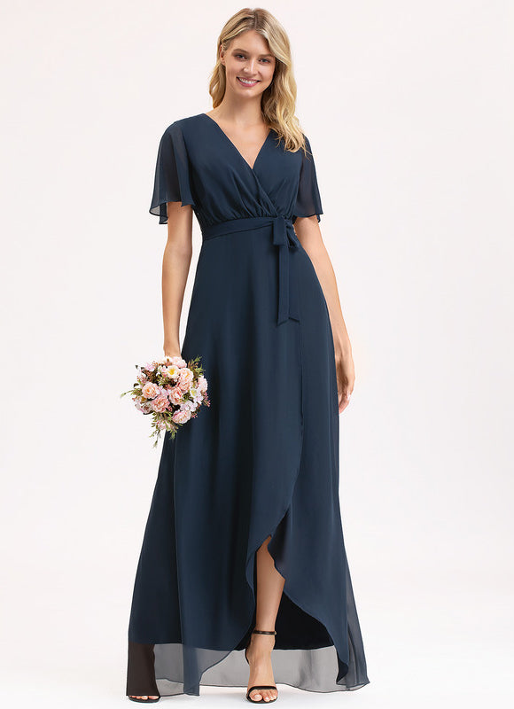 Robe Cérémonie Élégance Marine Évasée