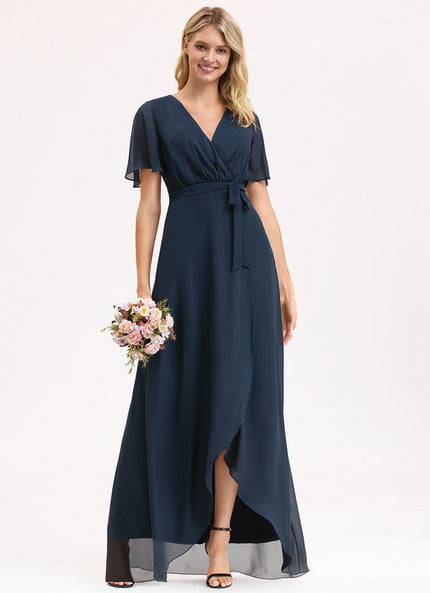 Robe Cérémonie Élégance Marine Évasée