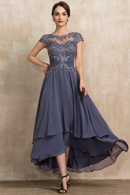 Robe Cérémonie Grise Délicate
