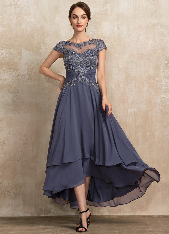 Robe Cérémonie Grise Délicate