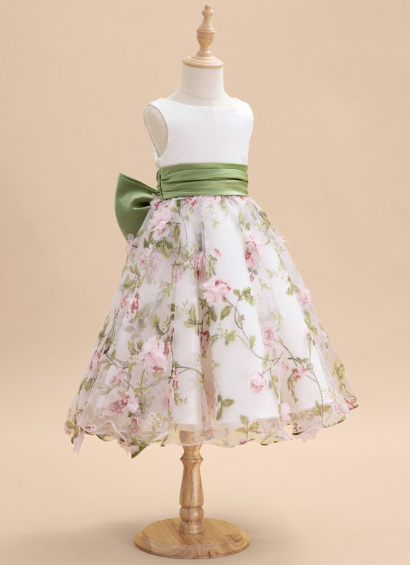 Robe Cérémonie Fleur De Satin - gallery 4
