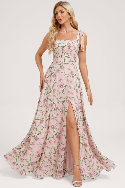 Robe Cérémonie Mousseline Verte