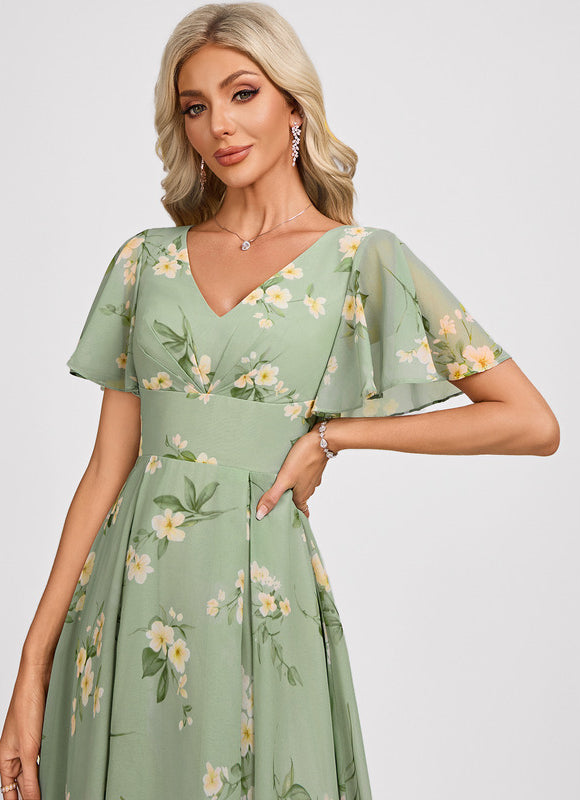 Robe Cérémonie Fluide Marine Élégante - gallery 4