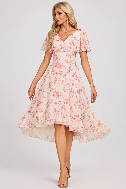 Robe Cérémonie Fluide Marine Élégante - gallery 1
