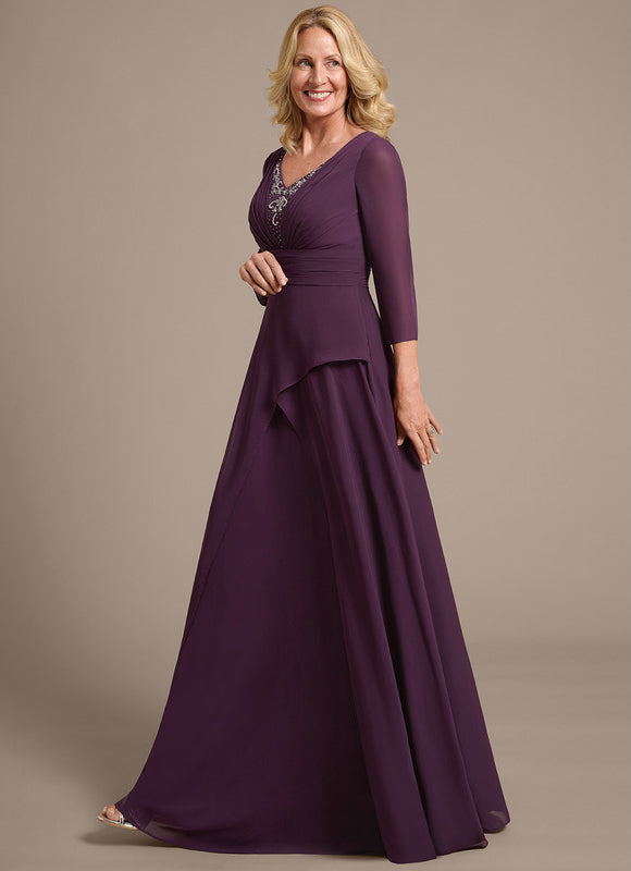 Robe Cérémonie Violette Fluide - gallery 4