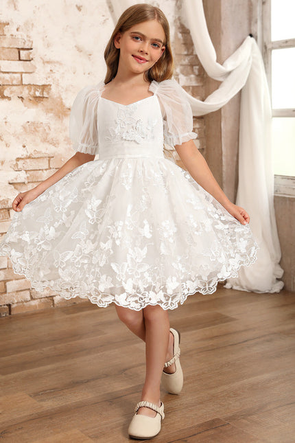Robe Ceremonie Fille Broderie Anglaise - gallery 2