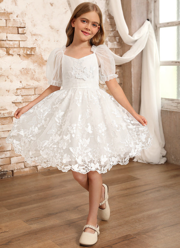 Robe Ceremonie Fille Broderie Anglaise - gallery 2