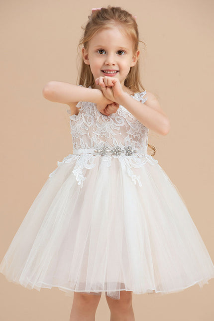 Robe Ceremonie Fille Broderie Anglaise - gallery 2